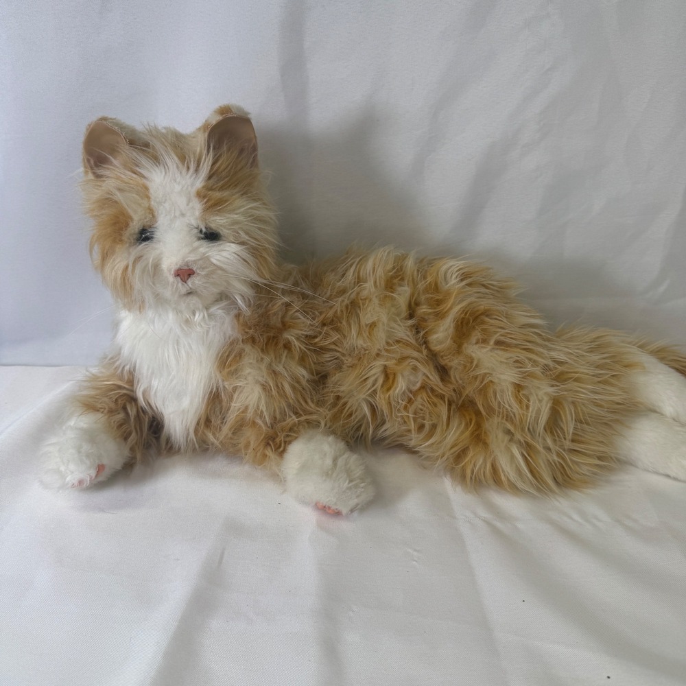 Joy For All Ageless Innovation Orange Tabby Cat Companion Pet Robotic A7592